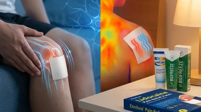 リドカインパッチは、アイシーホットパッチやバイオフリーズパッチと作用機序がどう違うのですか?