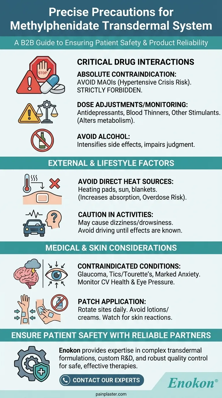 メチルフェニデート経皮吸収型製剤との薬物相互作用について、どのような注意が必要ですか？安全で効果的な治療のために ビジュアルガイド