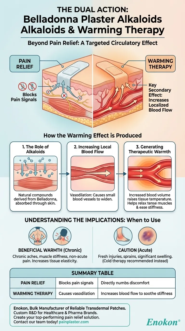 ベラドンナ石膏アルカロイドは鎮痛以外にどのような効果がありますか？血行促進＆温熱療法 ビジュアルガイド