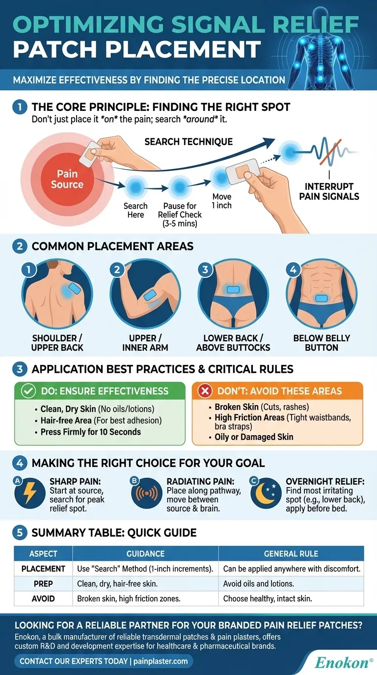 信号缓解贴片可以贴在哪里？适用于任何身体部位的多功能止痛贴片 图解指南