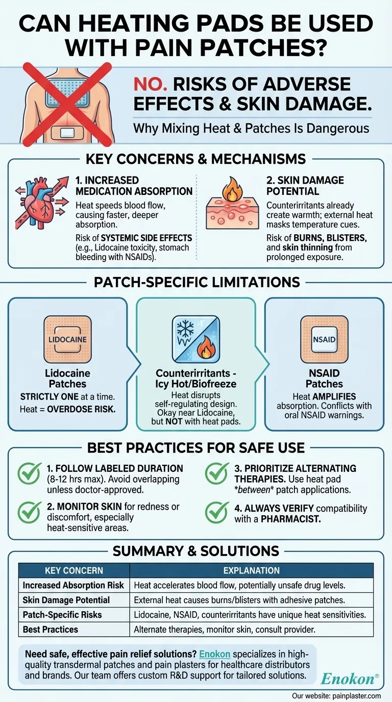 加热垫可以与止痛贴一起使用吗？风险与安全提示 图解指南
