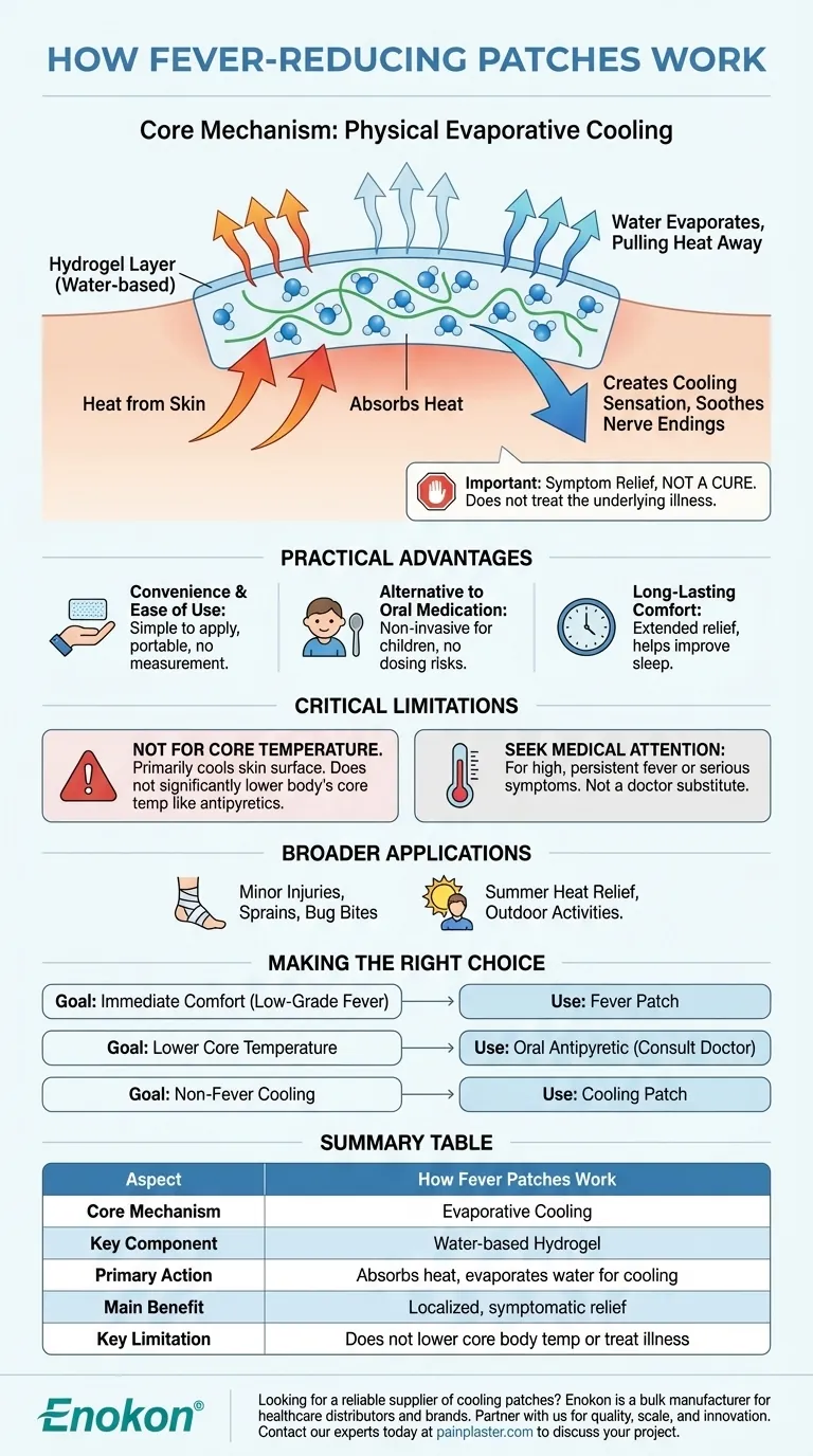¿Cómo funcionan los parches antifebriles?Descubra la solución refrescante suave y sin medicamentos Guía Visual