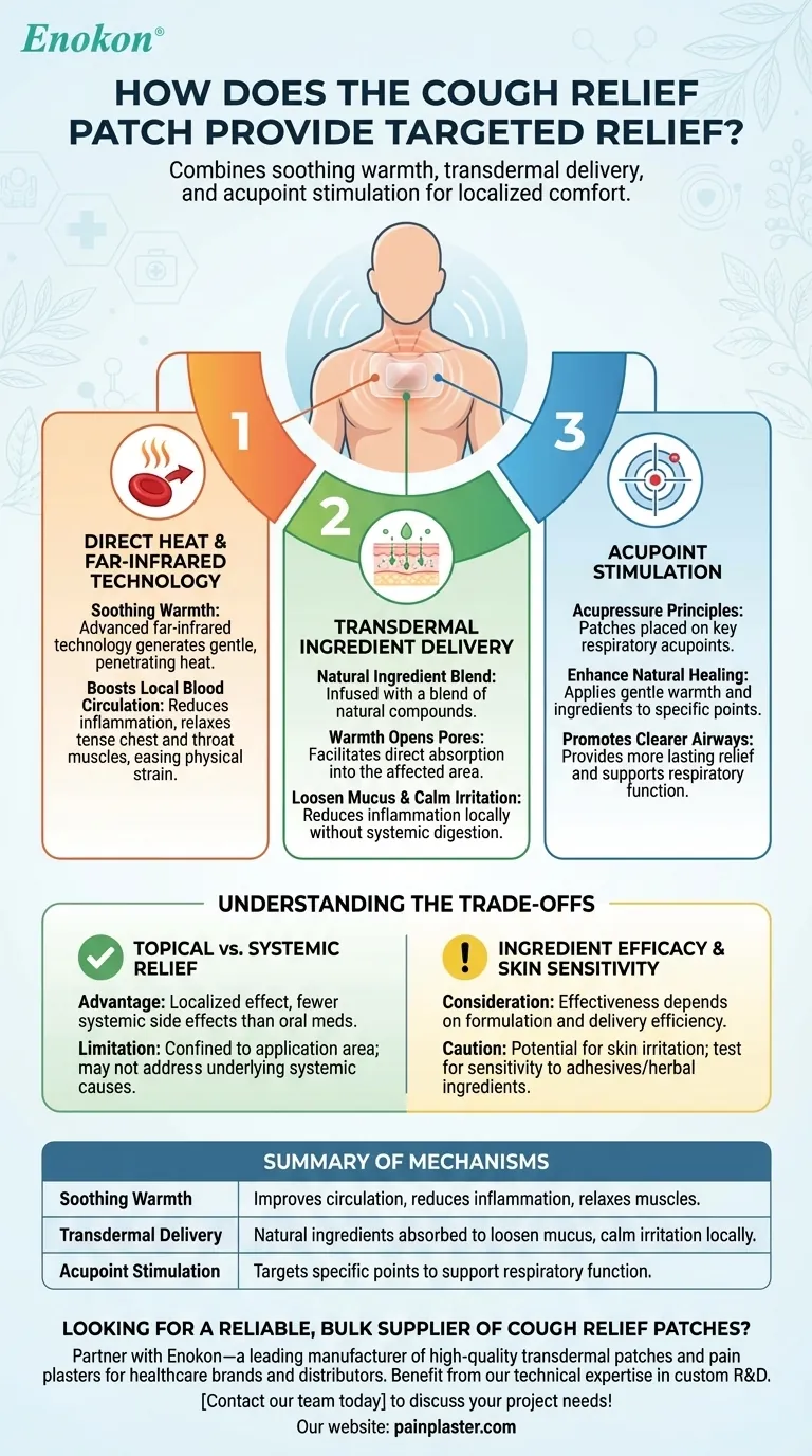 Wie lindert das Hustenpflaster gezielt den Husten?Entdecken Sie die Wissenschaft hinter der lokalisierten Linderung Visuelle Anleitung