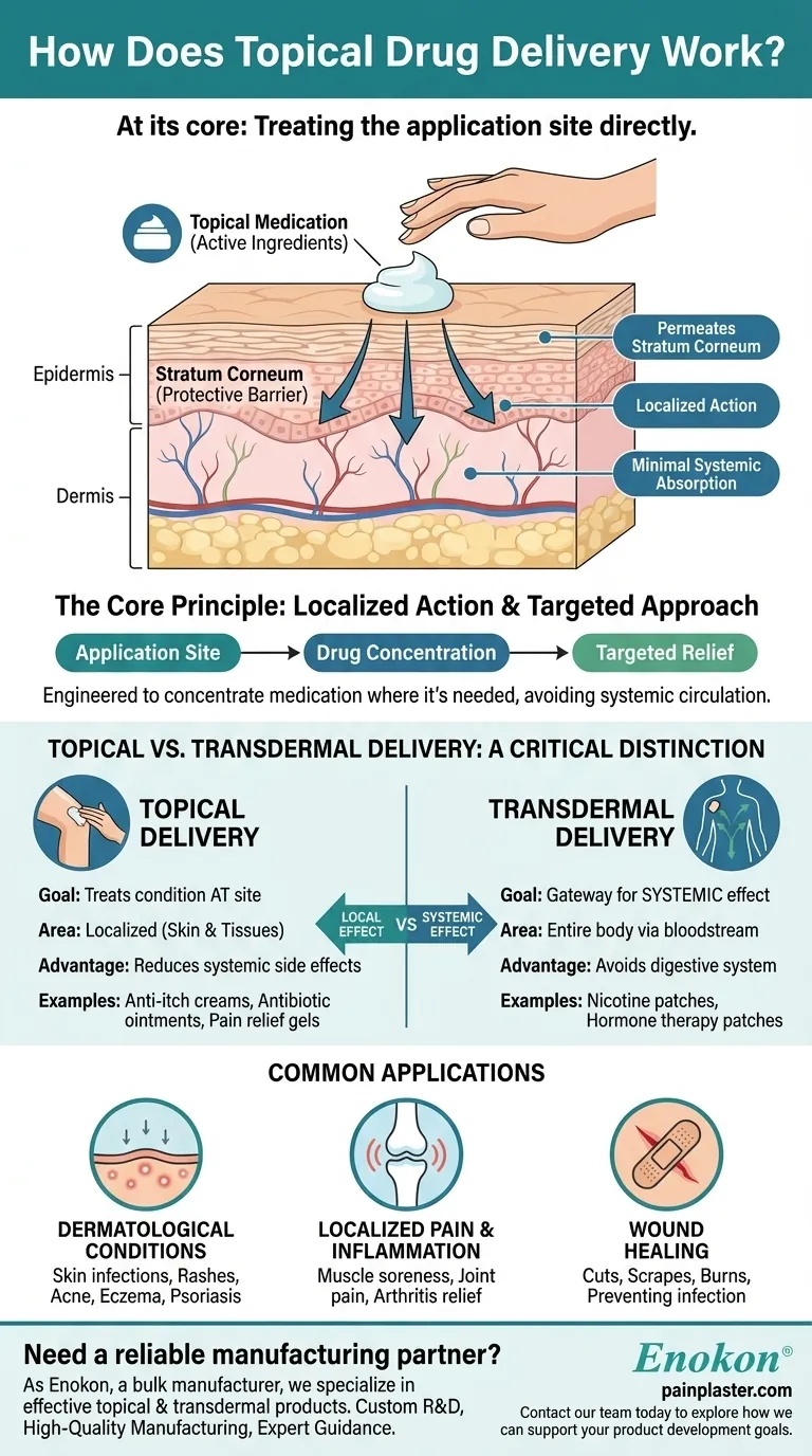 Wie funktioniert die topische Verabreichung von Medikamenten?Präzise Behandlung für Haut und Schmerzlinderung Visuelle Anleitung
