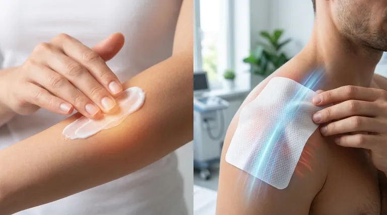 O que determina a escolha entre a administração tópica e transdérmica de medicamentos?Factores-chave para um tratamento ótimo