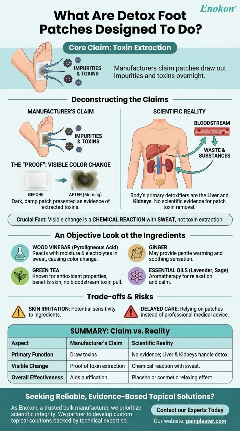 What are detox foot patches designed to do? The Truth Behind the Claims Visual Guide