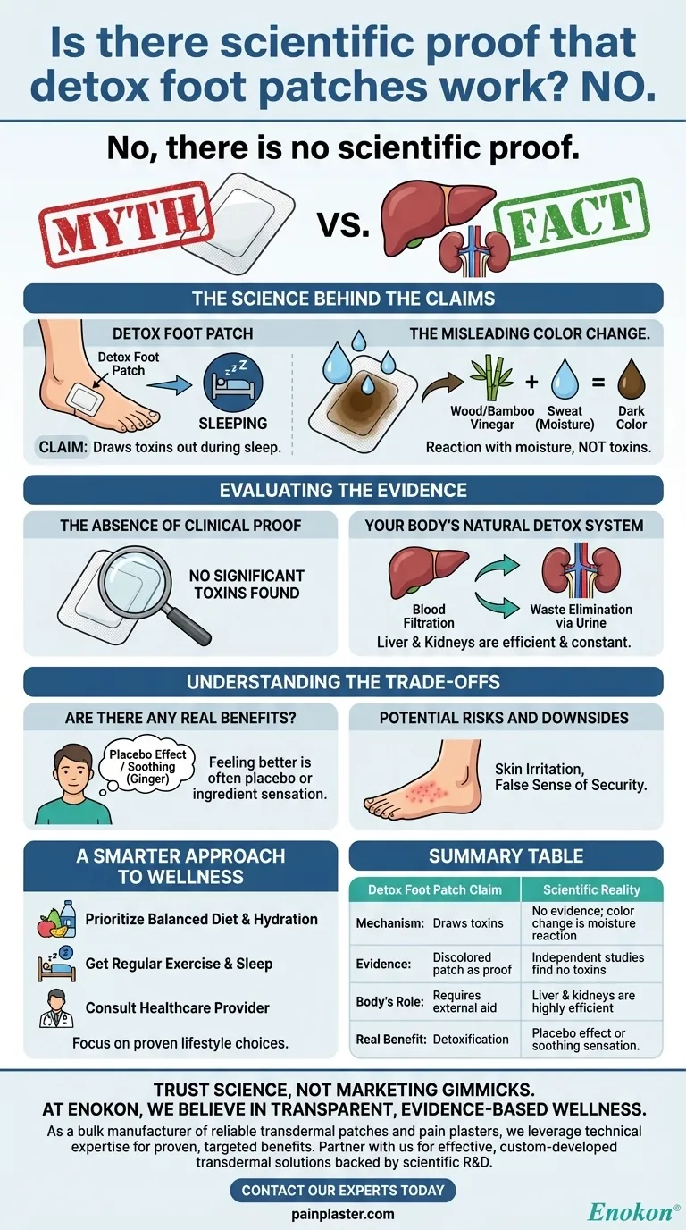 Gibt es wissenschaftliche Beweise für die Wirkung von Entgiftungsfußpflastern?Entlarvung der Mythen Visuelle Anleitung