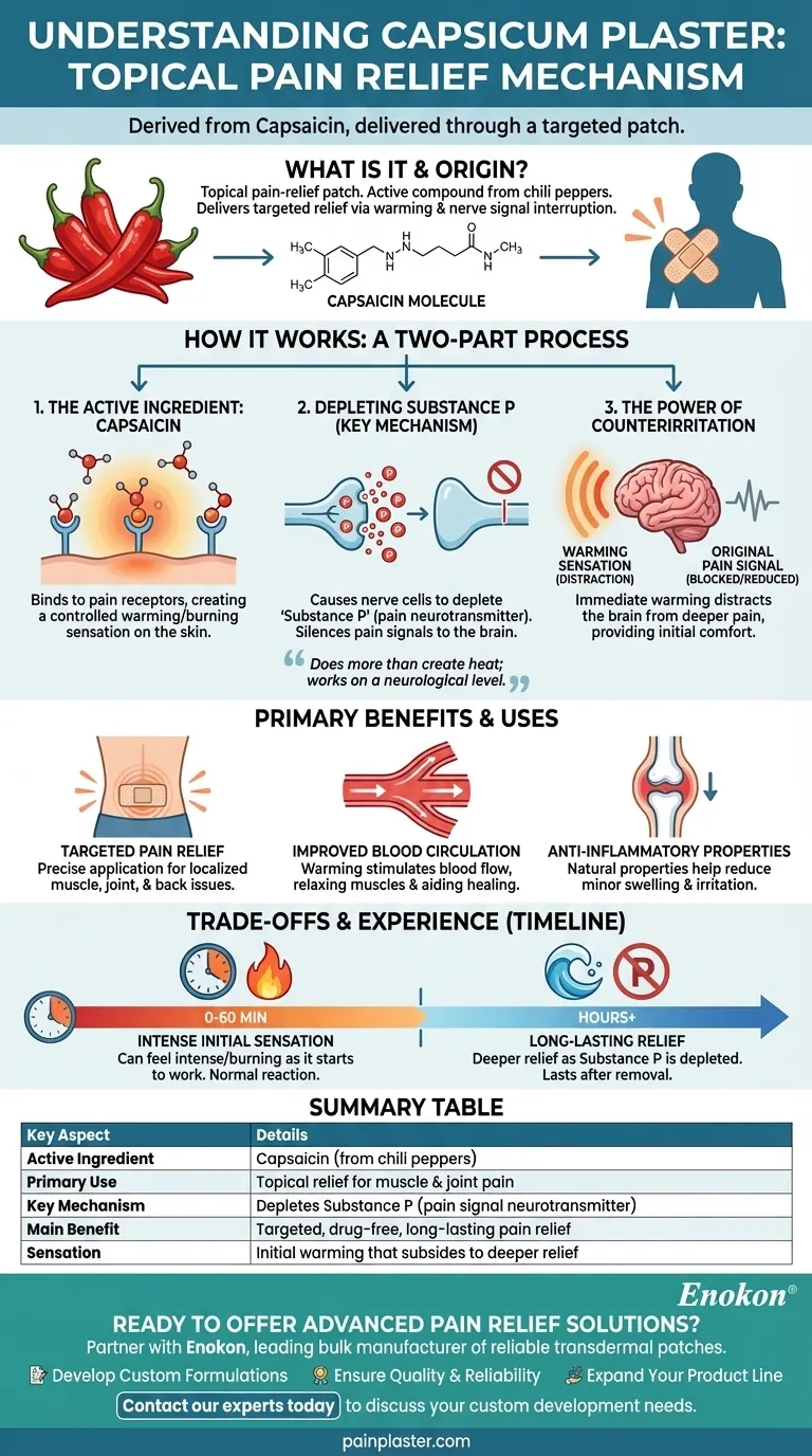 トウガラシ膏とは何ですか？唐辛子による自然な痛み止め ビジュアルガイド