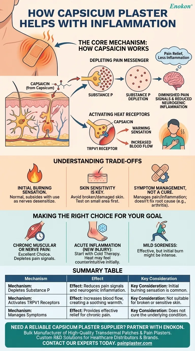 トウガラシ膏は炎症にどう効くのか？自然な痛みと腫れの緩和について ビジュアルガイド