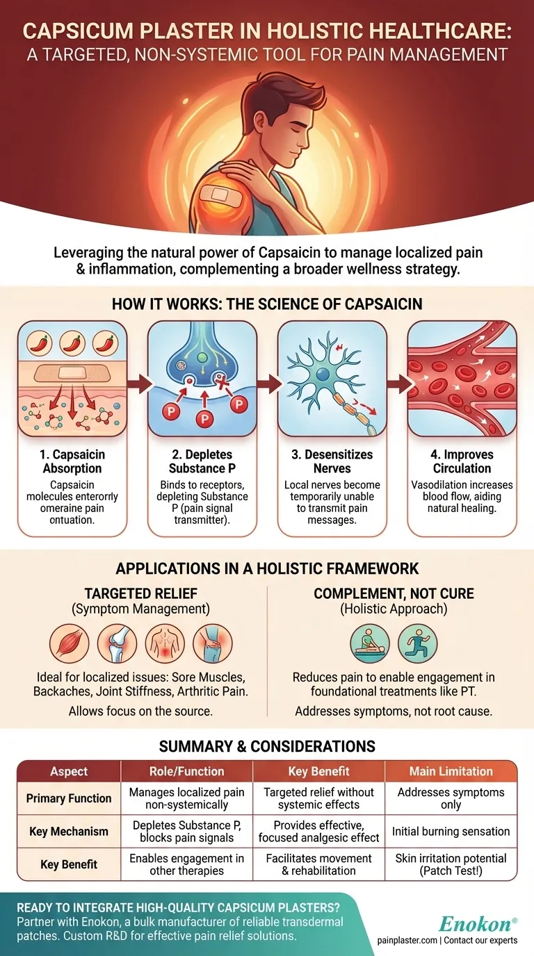 What role does capsicum plaster play in holistic healthcare? A Natural Solution for Targeted Pain Relief Visual Guide