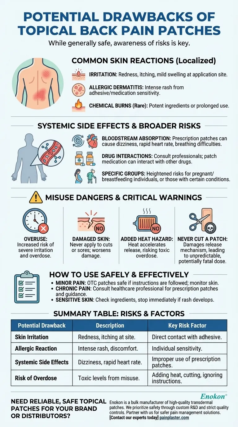 使用外用贴剂治疗背痛有哪些潜在弊端？风险与缓解技巧 图解指南