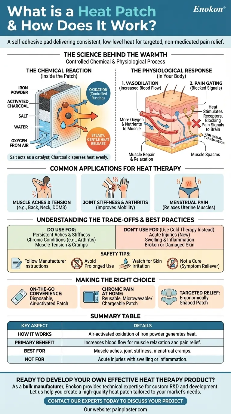 ヒートパッチとは何ですか？薬物を使わない温熱療法による痛みの緩和 ビジュアルガイド