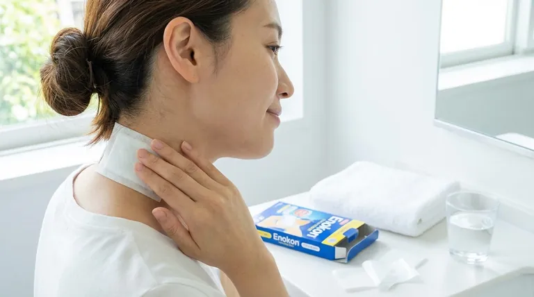 Como deve preparar a pele antes de aplicar um penso de arrefecimento?Assegurar uma óptima aderência e conforto