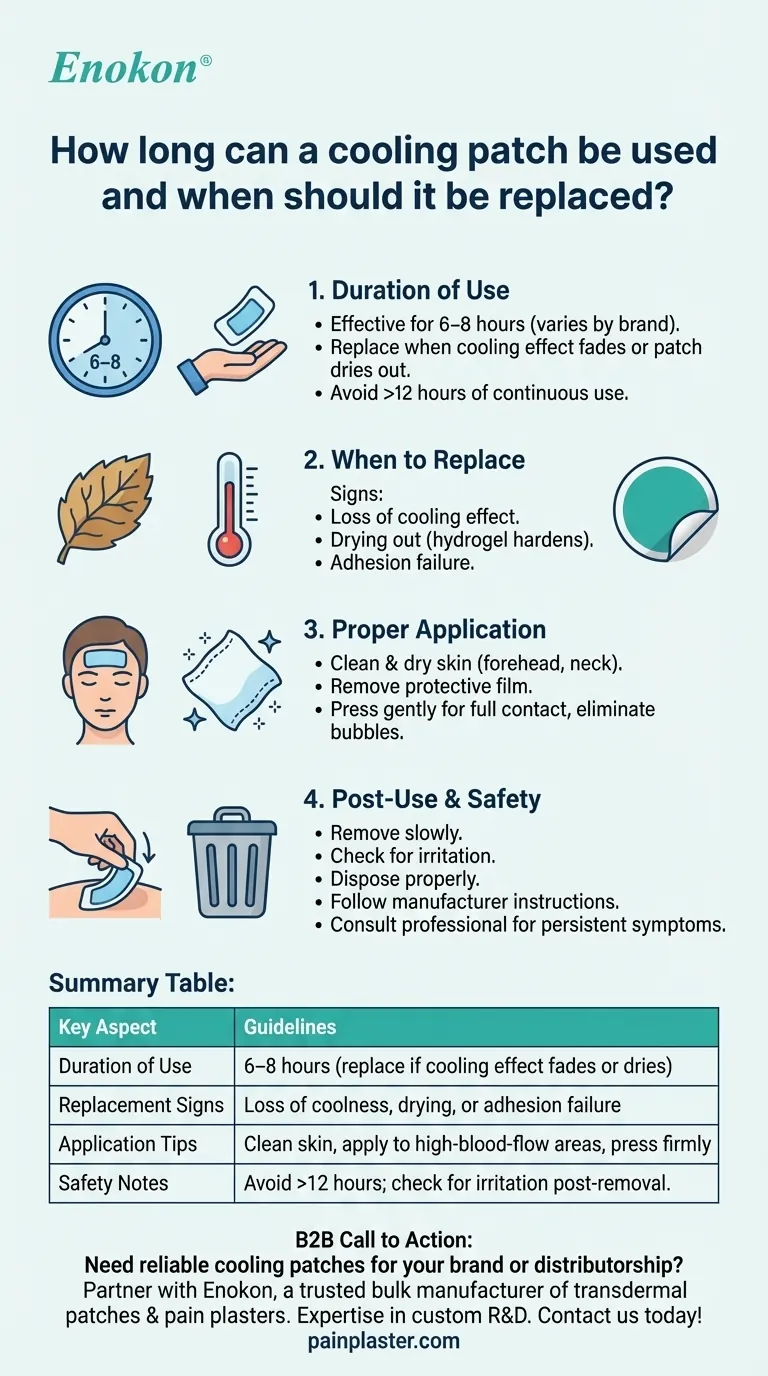 冷却パッチはいつまで使用でき、いつ交換すべきか？安全に最大限の緩和を ビジュアルガイド