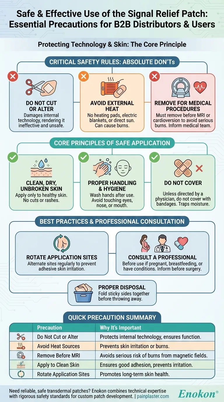 ما هي الاحتياطات التي يجب اتخاذها عند استخدام لاصقة تخفيف الإشارة؟نصائح السلامة الأساسية دليل مرئي