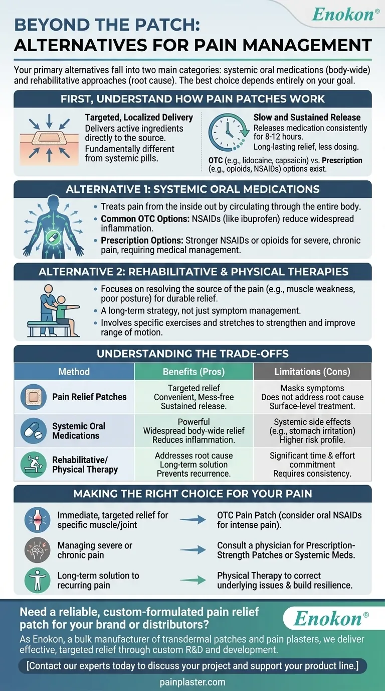 Welche Alternativen zu Schmerzpflastern gibt es?Entdecken Sie wirksame Optionen zur Schmerzbehandlung Visuelle Anleitung