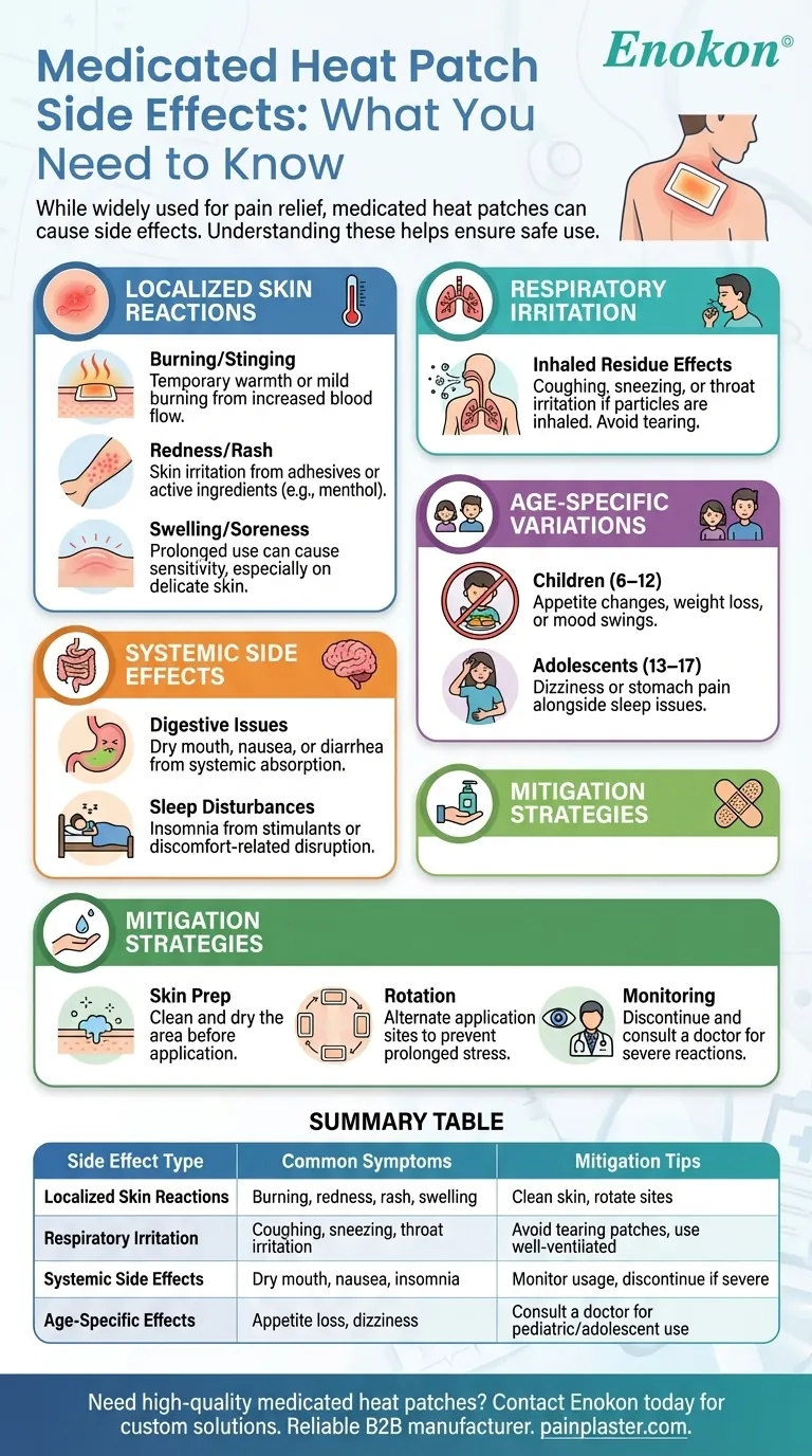 Was sind die häufigsten Nebenwirkungen bei der Verwendung von Wärmepflastern mit Medikamenten?Verständnis der Risiken und sichere Anwendung Visuelle Anleitung