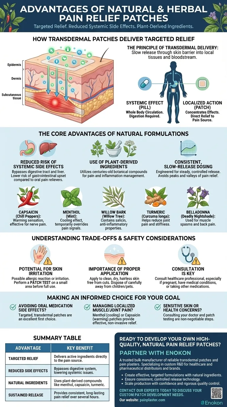 天然草药止痛贴有哪些优势？安全、有针对性的缓解，无副作用 图解指南