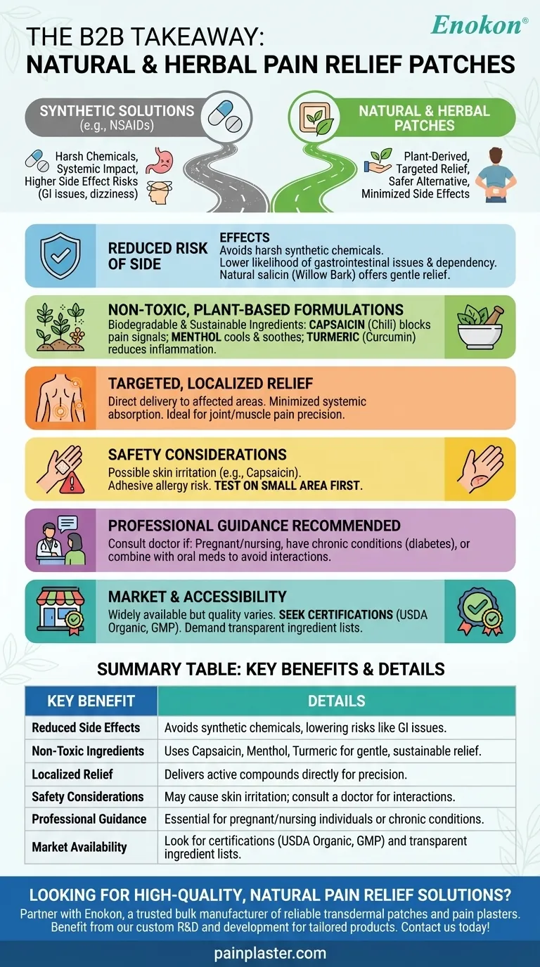 关于天然草药止痛贴片的启示是什么？发现更安全、更有针对性的止痛方法 图解指南