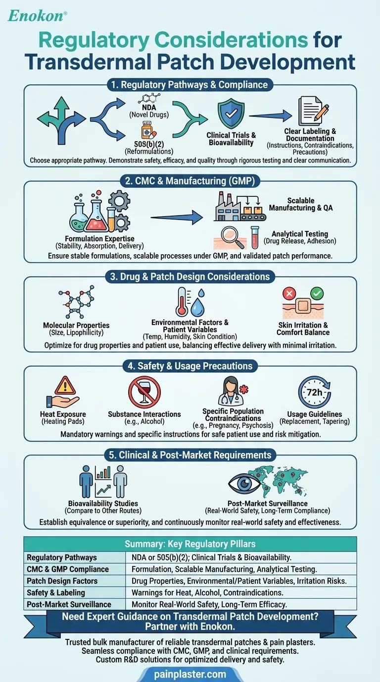 Welche regulatorischen Überlegungen gibt es bei der Entwicklung transdermaler Pflaster?Einhaltung von Vorschriften für sichere und wirksame Pflaster Visuelle Anleitung