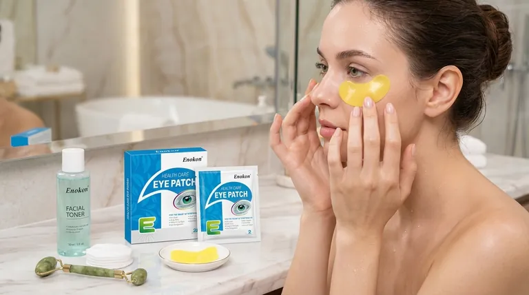 ハイドロジェル・アイパッチはどのように貼るべきか?明るくハリのある肌のために吸収を最大化する