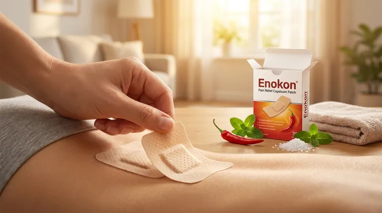 カプシカム絆創膏の鎮痛効果はどのくらい持続し、どのように使用すればよいのでしょうか?