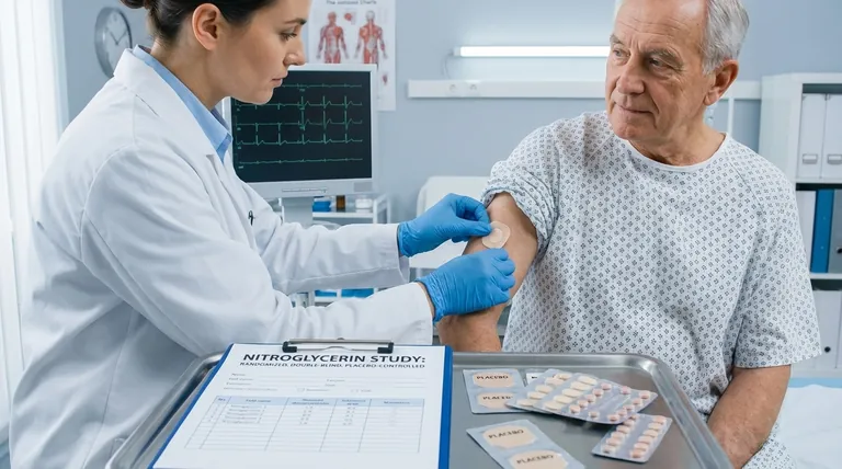 透皮硝酸甘油贴片研究是如何设计的?严格临床试验的启示