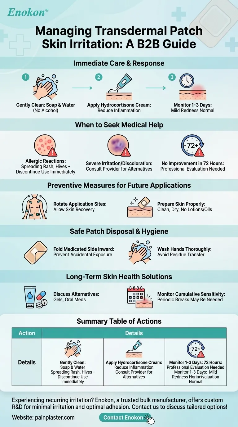 経皮吸収型パッチを剥がした後、皮膚に炎症が起きた場合はどうすればよいですか？迅速な緩和と予防のヒント ビジュアルガイド