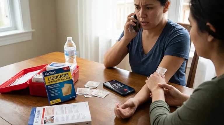 リドカイン5%外用パッチを過剰投与した場合の対処法は?緊急時の手順と安全ガイド