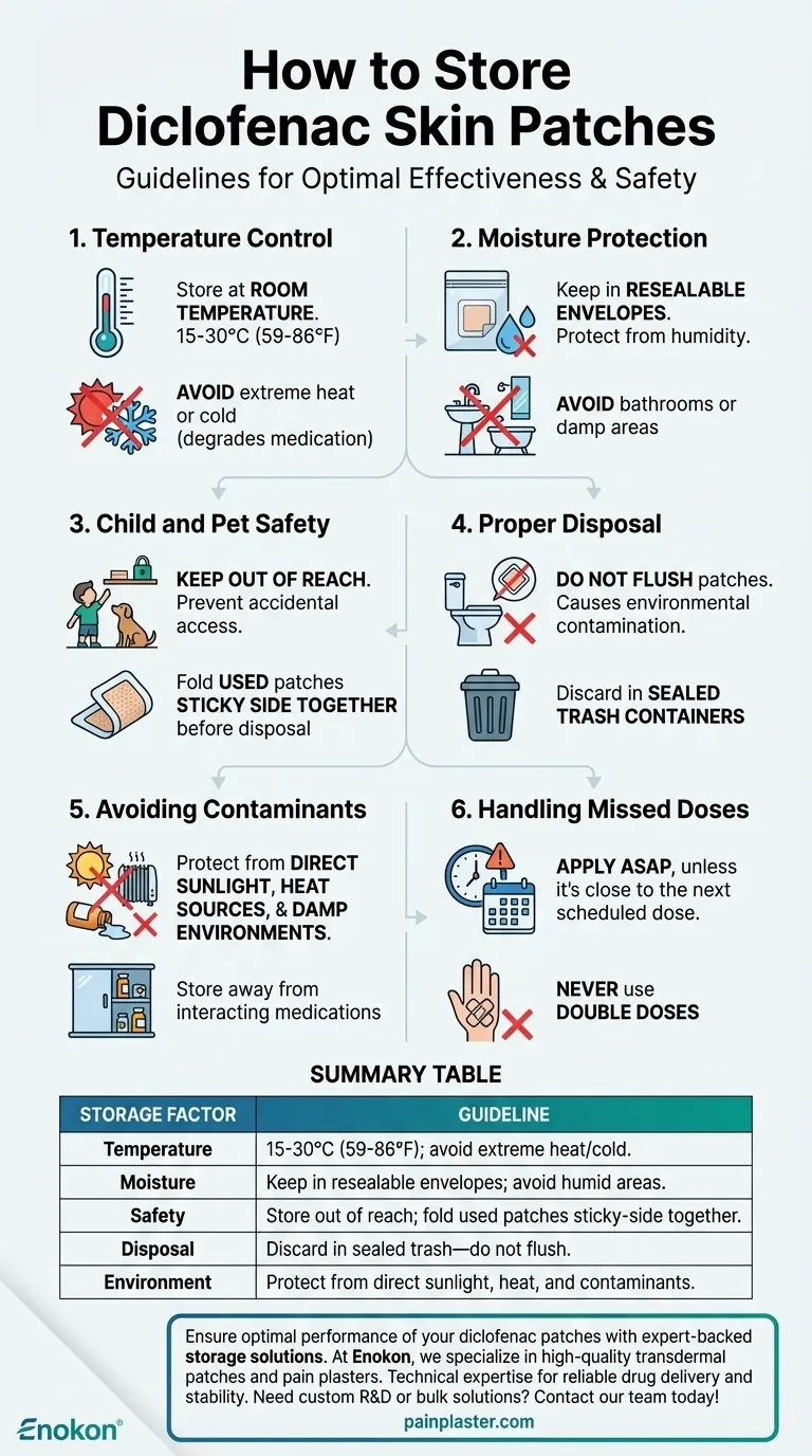双氯芬酸皮肤贴剂应如何储存？安全性和有效性基本准则 图解指南