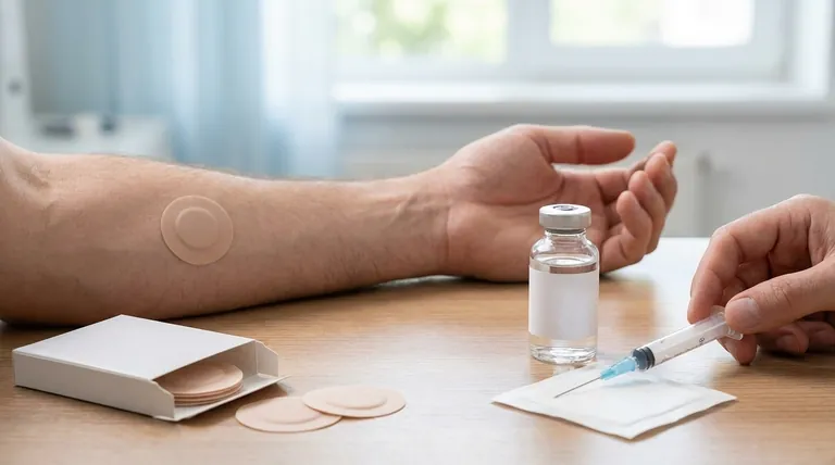 Como é que os adesivos de testosterona se comparam às injecções?Principais diferenças e benefícios explicados