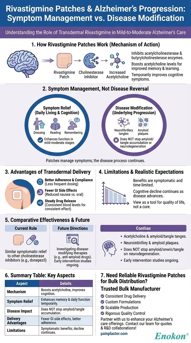 利伐斯的明贴片能逆转或减缓阿尔茨海默氏症的进展吗？了解它们在症状管理中的作用 图解指南