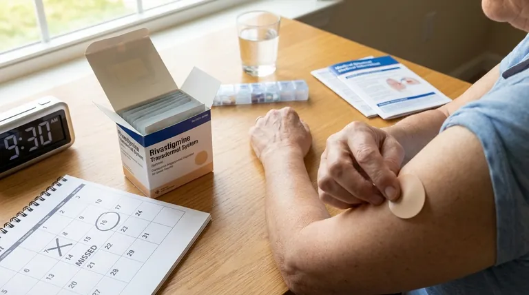 リバスチグミンパッチの服用を忘れた場合はどうすればよいですか?安全に使用するために以下のステップに従ってください