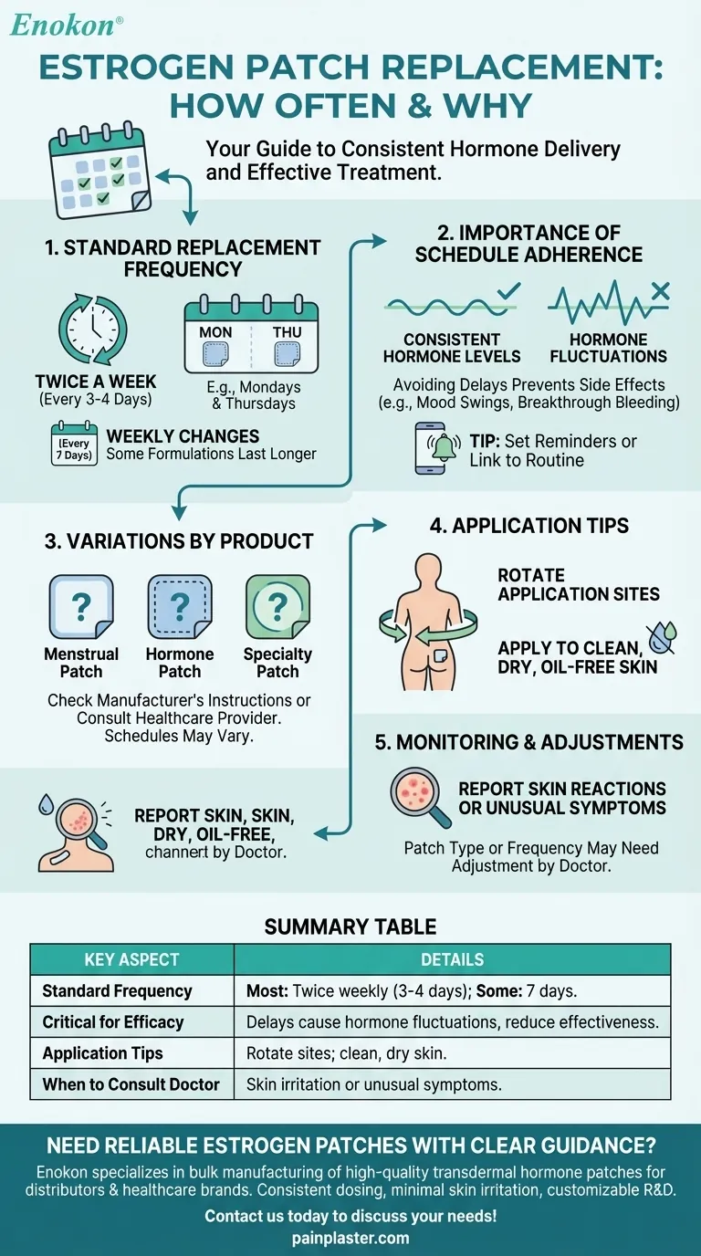 雌激素贴片需要多久更换一次？保持稳定的激素水平 图解指南