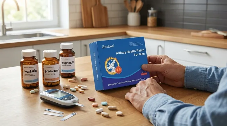 哪些药物可能与睾酮贴剂发生相互作用?主要风险和安全提示