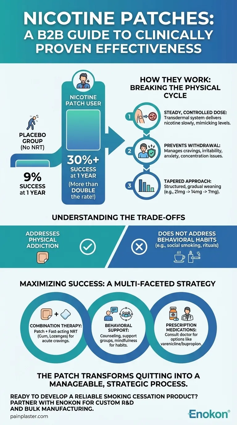 Qual a eficácia dos adesivos de nicotina para ajudar os fumadores a deixar de fumar?Aumente o sucesso da sua desistência com adesivos clinicamente comprovados Guia Visual