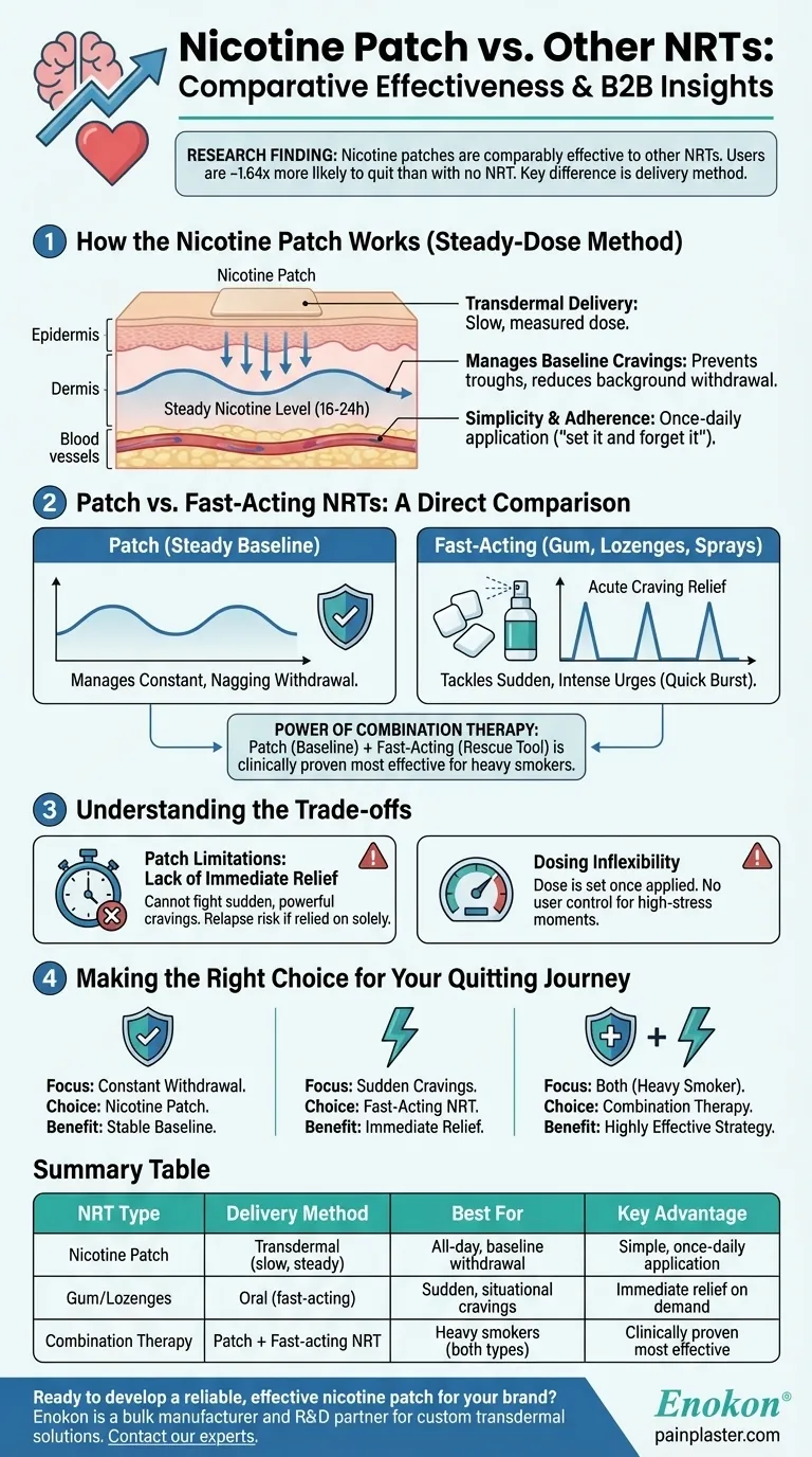关于尼古丁贴剂与其他 NRTs 的研究结果如何？戒烟的重要启示 图解指南