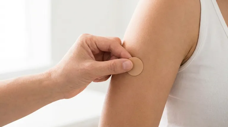 ニコチンパッチを貼るのに最適な場所は?粘着性と快適性を最適化する