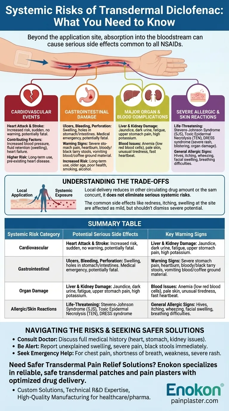 透皮双氯芬酸还会导致哪些严重副作用？风险和症状解释 图解指南