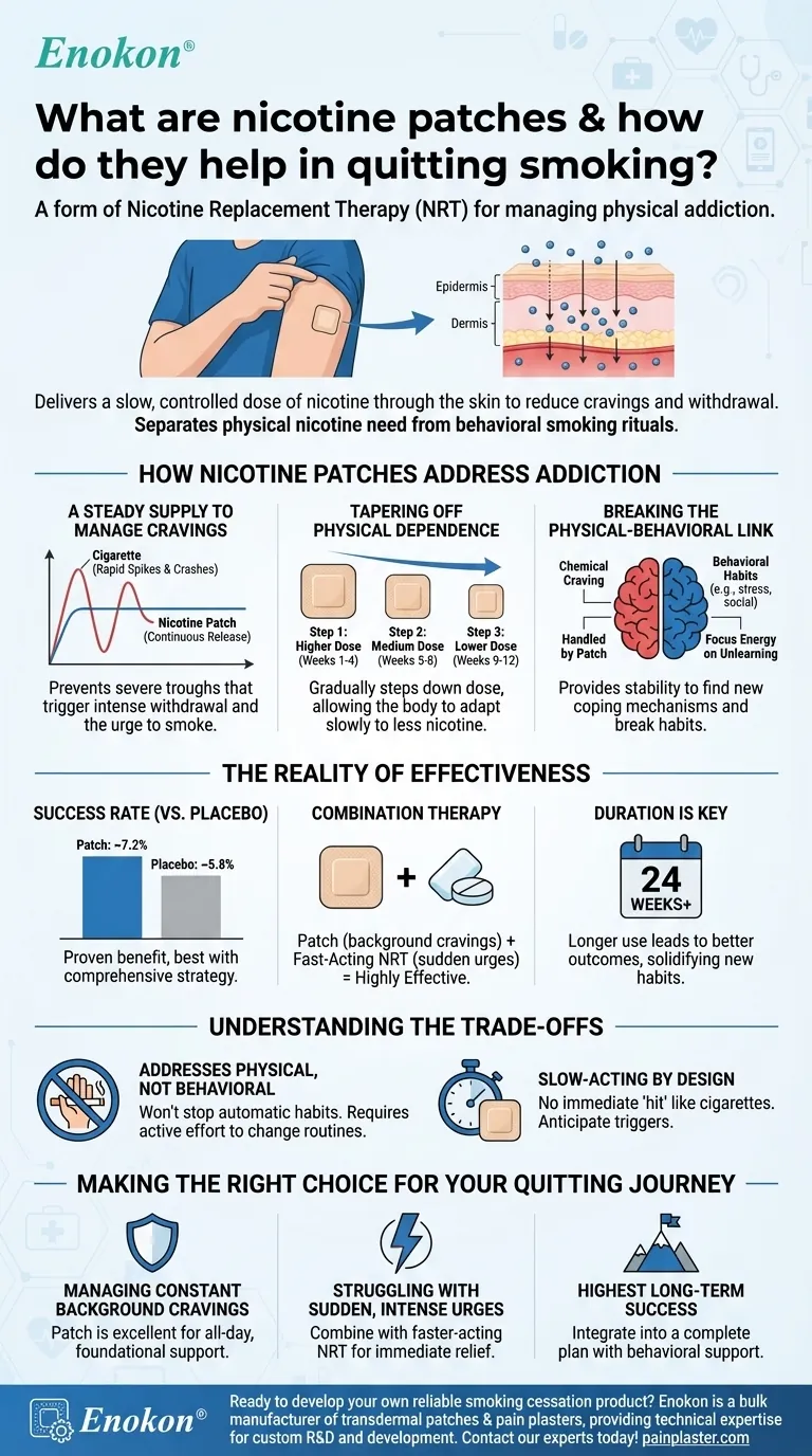 ニコチンパッチとは何か、禁煙にどう役立つのか？効果的な禁煙ガイド ビジュアルガイド