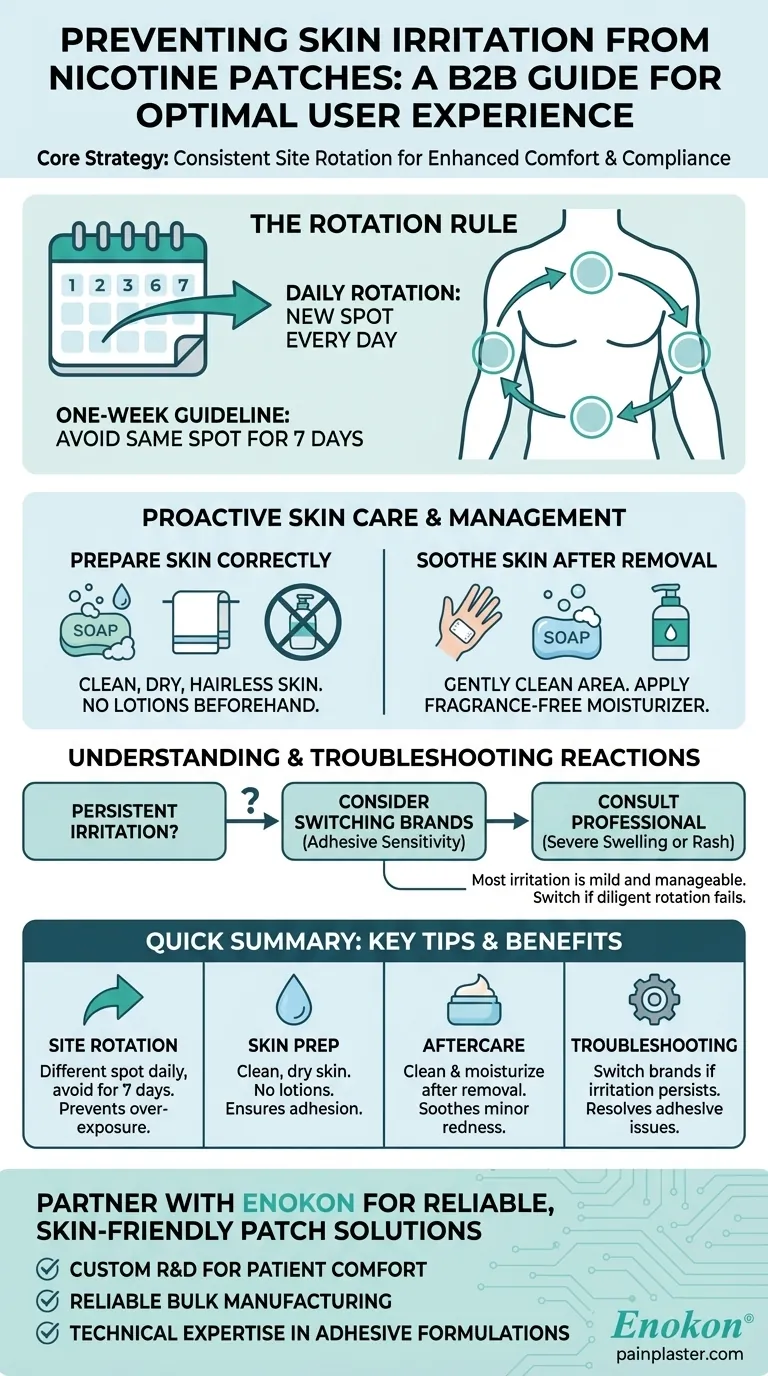 ニコチンパッチによる肌荒れを防ぐコツは？不快感を避け、効果を最大化する ビジュアルガイド