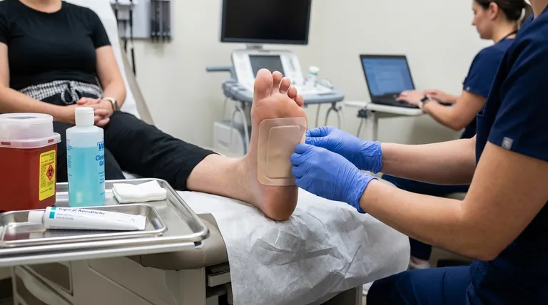 Qutenzaパッチはどのように貼付し、貼付時にはどのような注意が必要ですか?