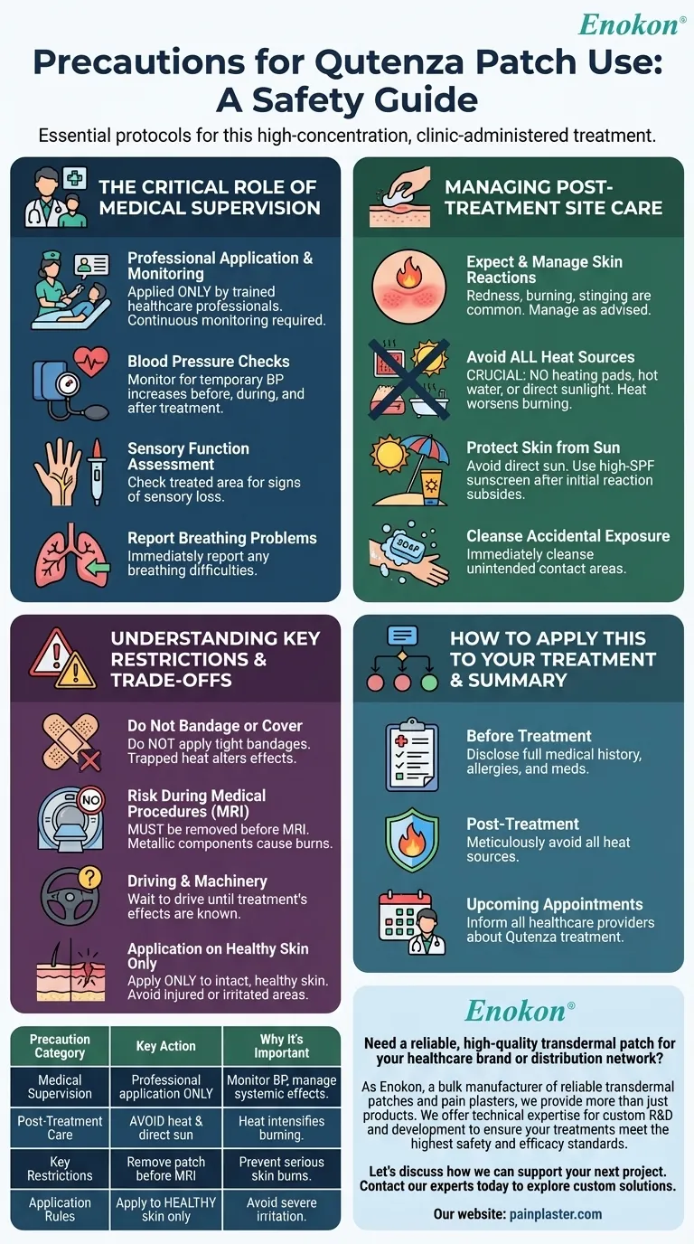 Que precauções devem ser tomadas quando se utiliza o adesivo Qutenza?Dicas de segurança essenciais para um alívio eficaz da dor Guia Visual