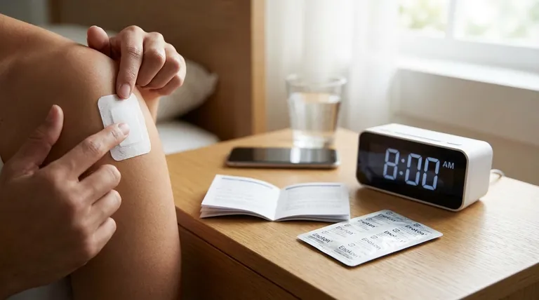 如何处理尼古丁贴片的漏服或过量使用?安全提示和应急步骤