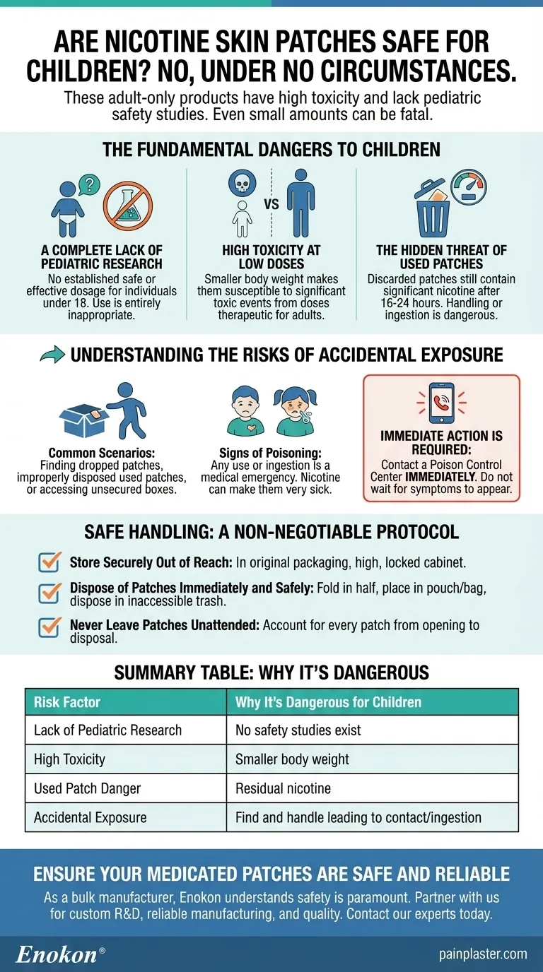 Os adesivos cutâneos de nicotina são seguros para as crianças?Riscos e diretrizes de segurança Guia Visual