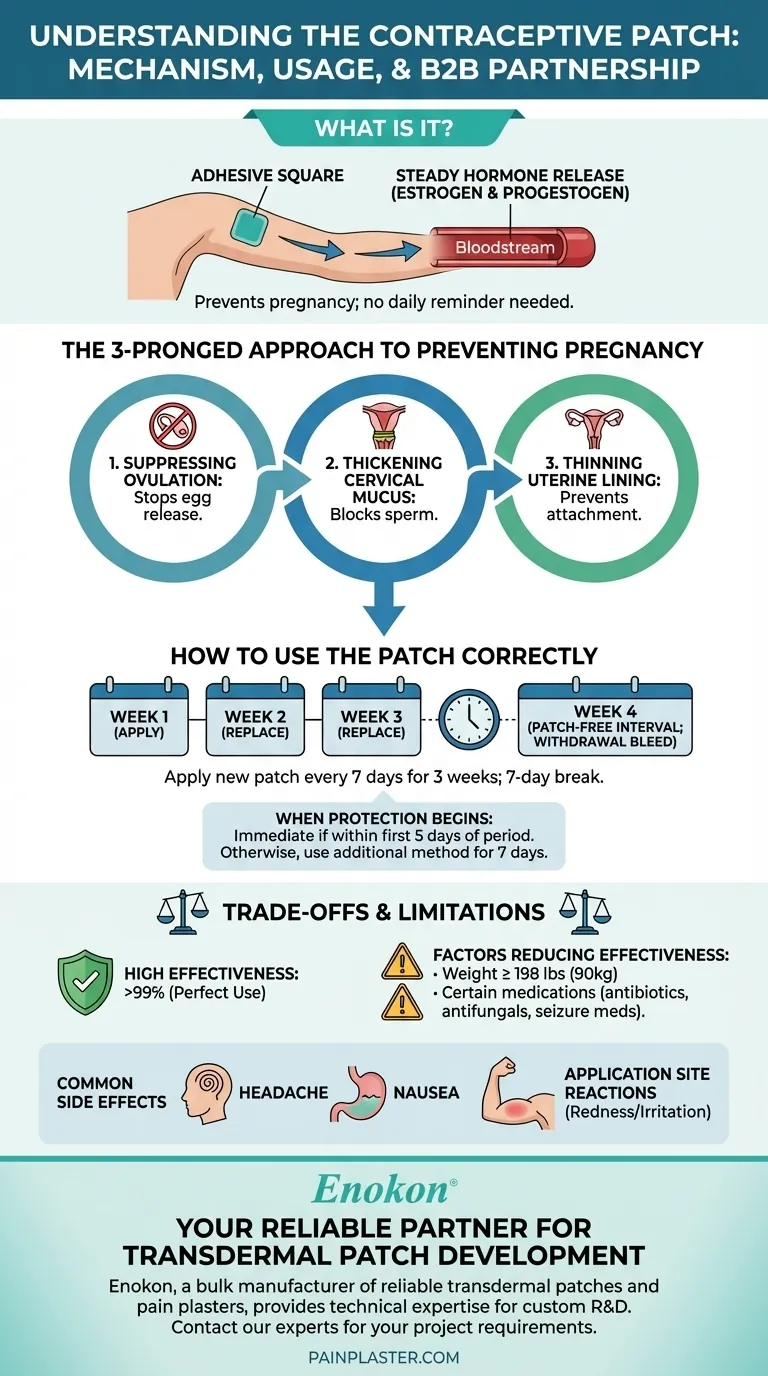 什么是避孕贴，它如何发挥作用？激素避孕指南 图解指南