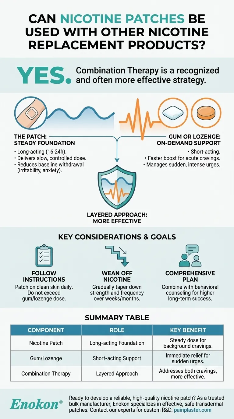 ニコチンパッチは他のニコチン置換剤と併用できますか？安全に禁煙を成功させる ビジュアルガイド