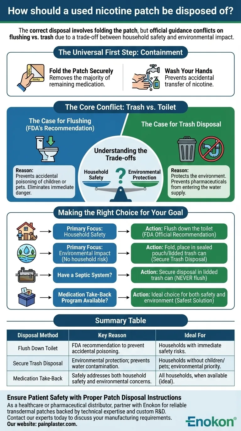 如何处置用过的尼古丁贴片？保护儿童和宠物的安全处置技巧 图解指南