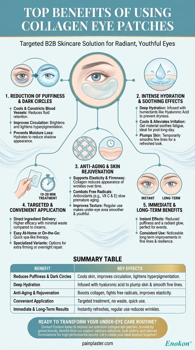 コラーゲンアイパッチの効果とは？目の下を活性化 ビジュアルガイド
