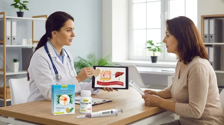 経皮エストラジオールの利点とは?ホルモン療法における優れたデリバリー